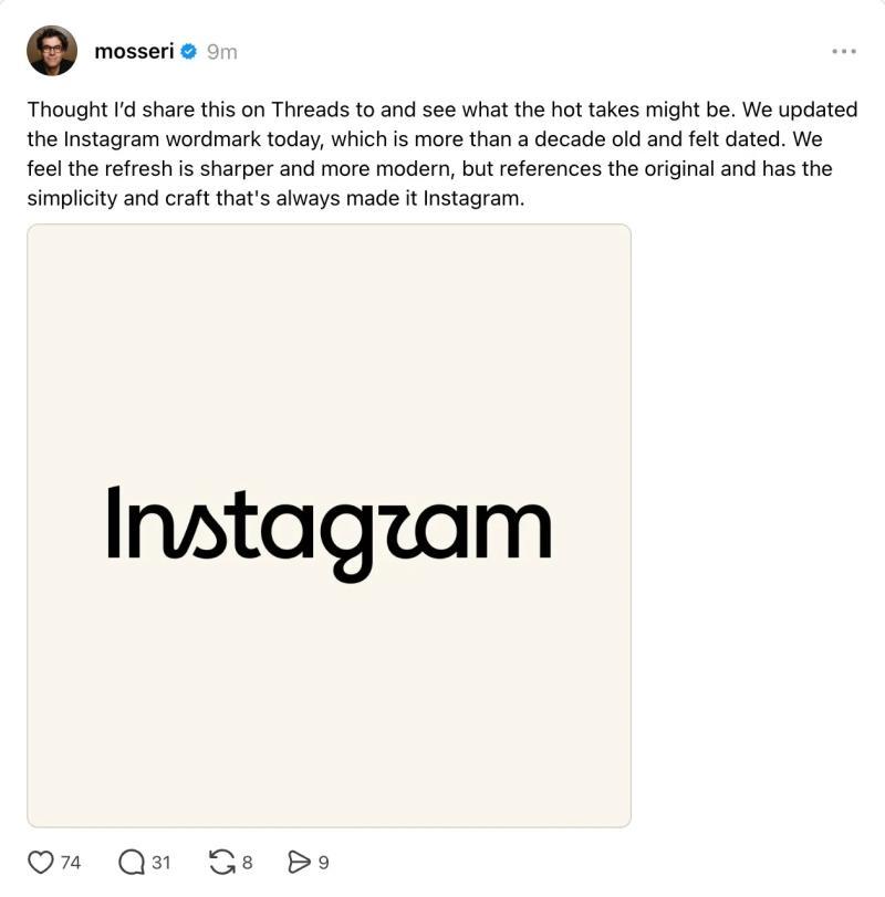 Instagram新标识