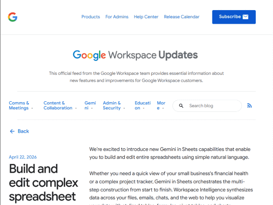 Google表格Gemini功能演示