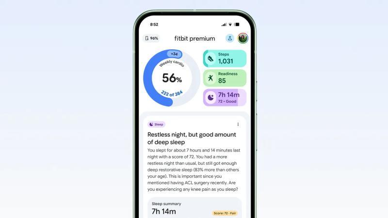 Fitbit为免费用户扩展个人AI健康教练功能