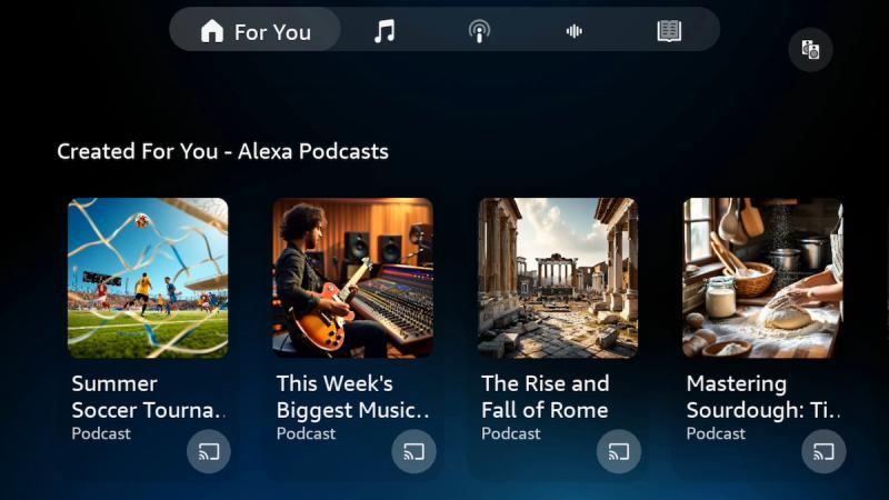 亚马逊推出全新Alexa+功能，可按需生成播客节目