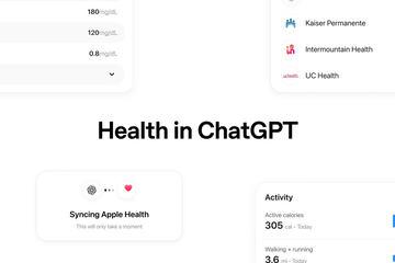 OpenAI在ChatGPT中引入健康功能，美国用户现已可用