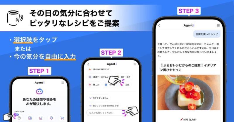 ふらおレシピ使用界面