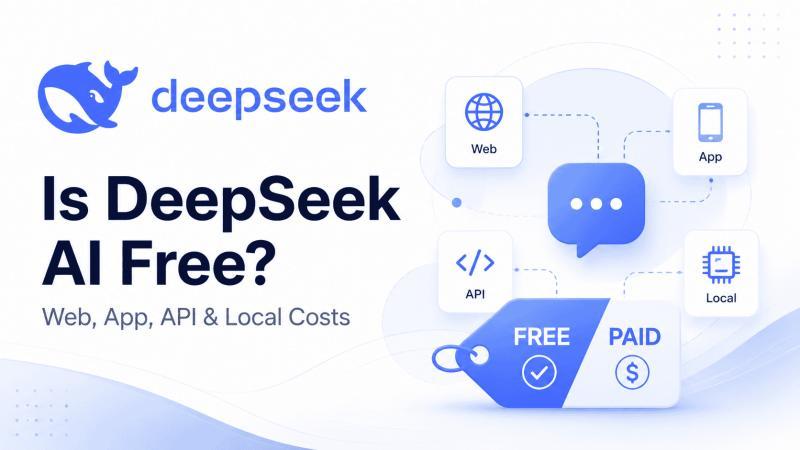 DeepSeek 是免费的吗？网页、App、API 和本地部署费用一文讲透