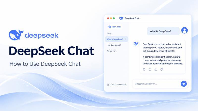 DeepSeek Chat web interface