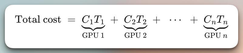 GPU计费公式