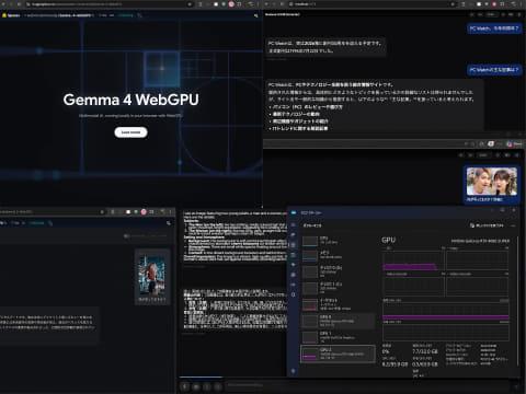 Gemma-4 E2B WebGPU聊天界面