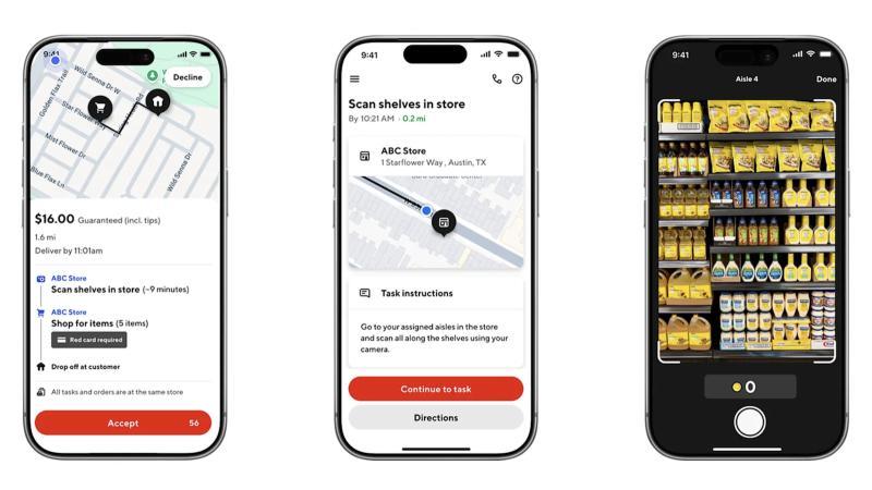 DoorDash推出付费任务，鼓励兼职人员拍摄内容助力AI训练