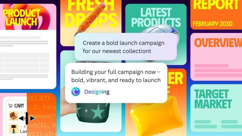 Canva的AI助手现可调用多种工具为你设计