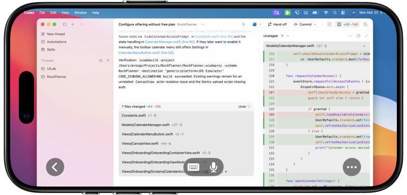 iPhone远程控制界面