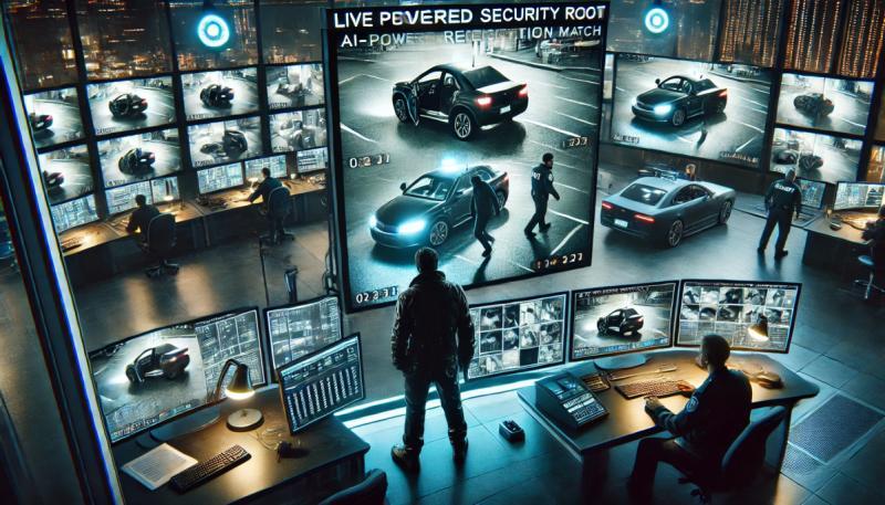 Knightscope AI生成的警务指挥室插图
