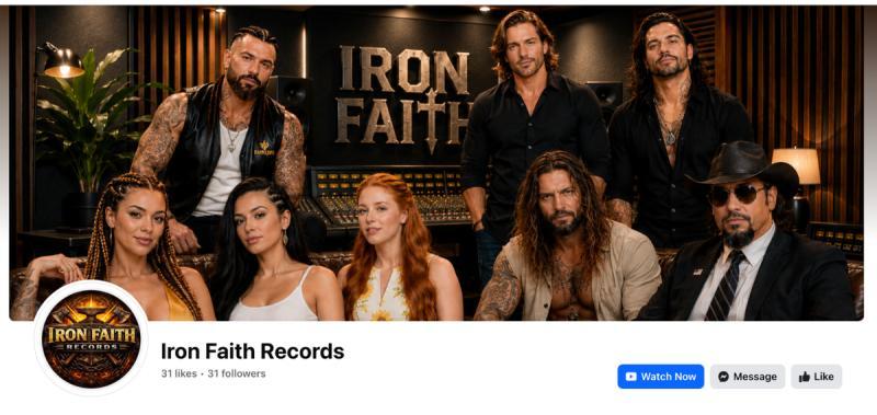 Iron Faith Facebook页面截图