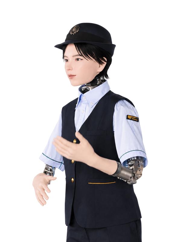 人形机器人服务现场
