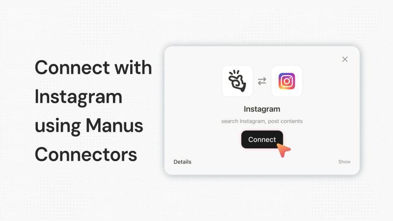 使用Manus连接器轻松管理Instagram内容