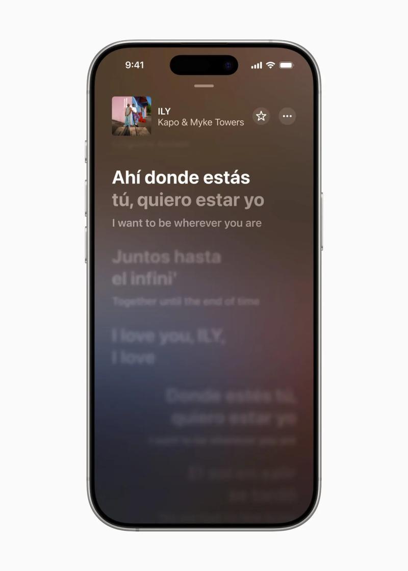 Apple Music歌词翻译
