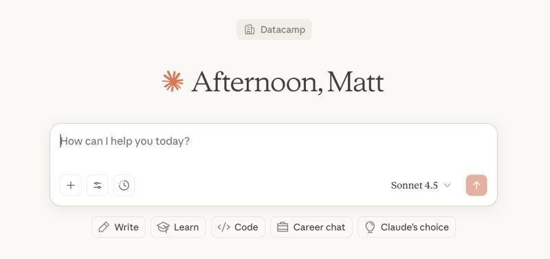 Claude 4.5 Sonnet UI
