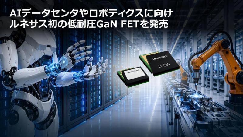 瑞萨电子低耐压GaN FET产品