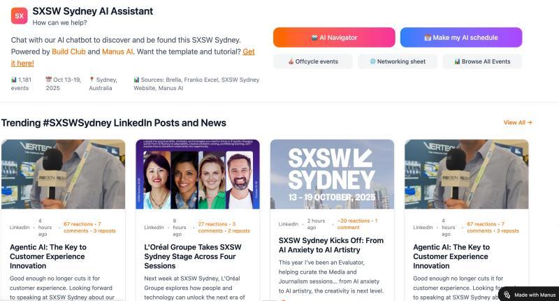 SXSW悉尼活动导航