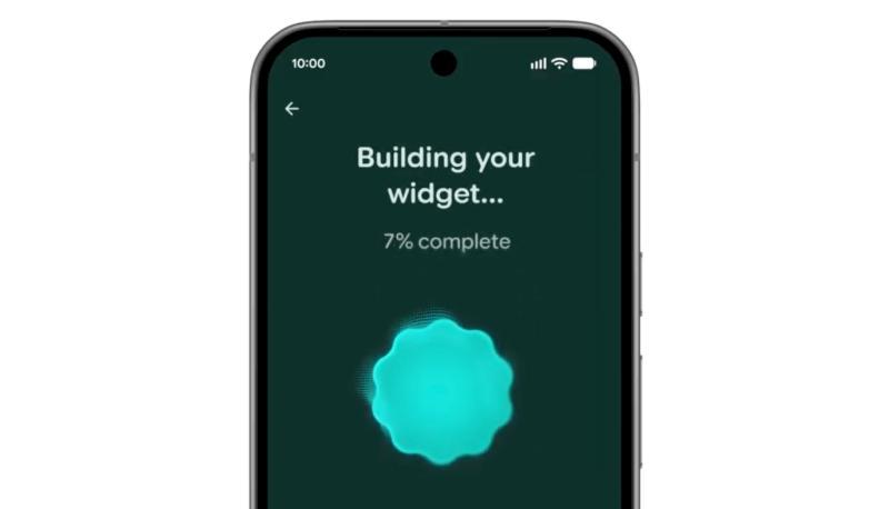 谷歌创建我的小部件示例