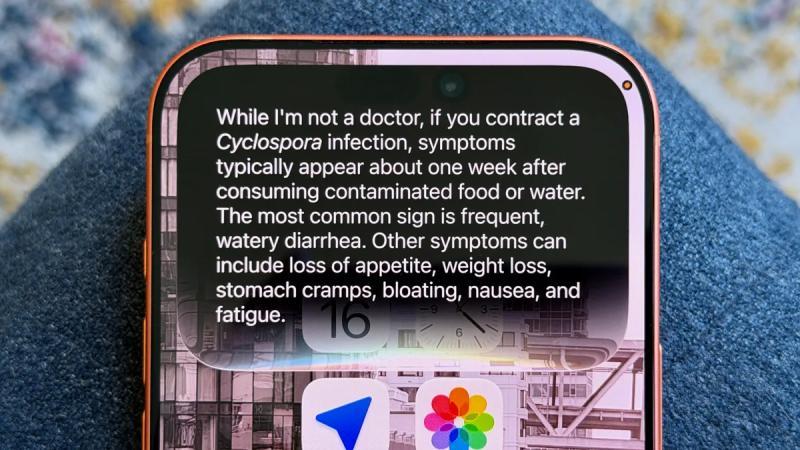 Siri AI帮我避免吃到导致腹泻的生菜
