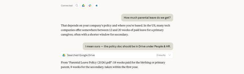 网络搜索与连接器使用示意图