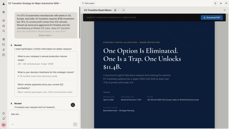 Rocket咨询风格报告