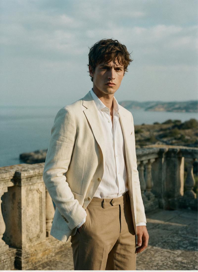 Three-quarter shot — 石质露台中部以上