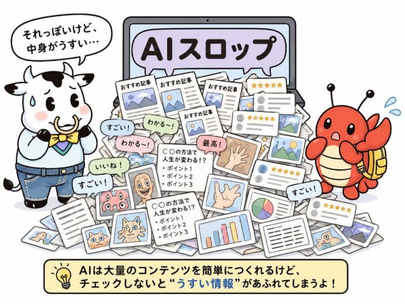 AI垃圾内容示意图