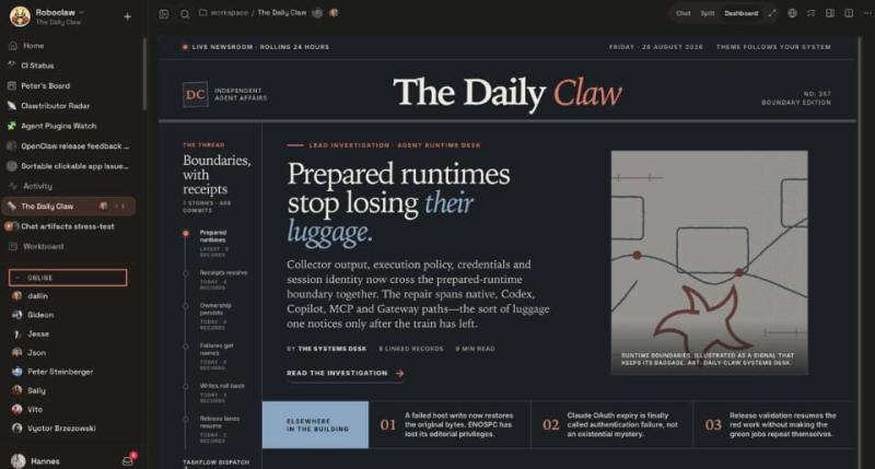 OpenClaw团队协作示意