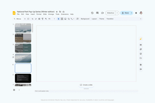 谷歌幻灯片编辑