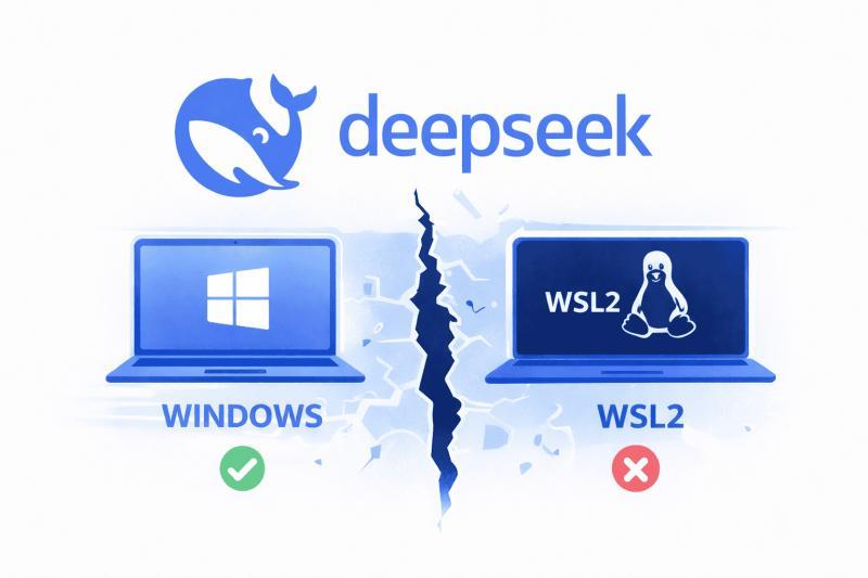 在 Windows 上跑 DeepSeek：WSL2 与原生环境的优劣与坑点全解析