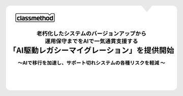 日本クラスメソッド推出AI驱动的遗留系统迁移服务，涵盖评估到运维全流程