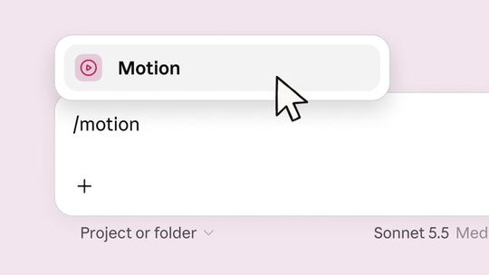 Motion动画制作界面