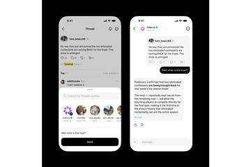 Meta发布Threads私信中与Meta AI一对一对话功能