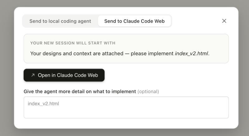 Claude Code Web交付选项