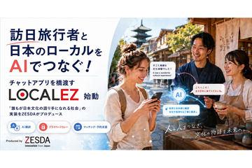 利用AI连接访日游客与日本地方社区的“LocalEZ”启动