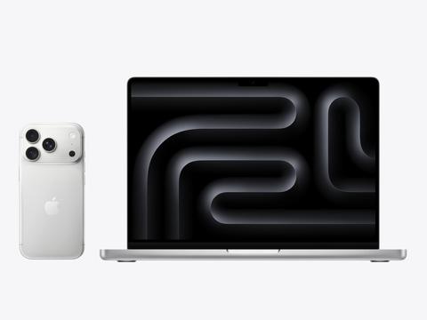 iPhone与Mac连接示意图
