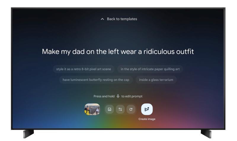 Google TV Nano Banana