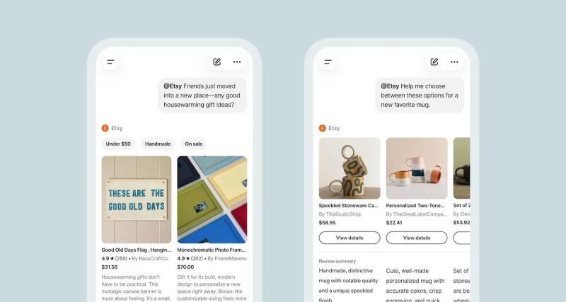 Etsy在ChatGPT内推出原生应用，持续推进人工智能战略