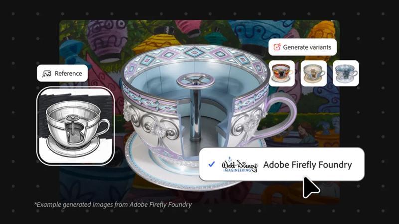 迪士尼Imagineers携手Adobe Firefly AI加速游乐设施设计