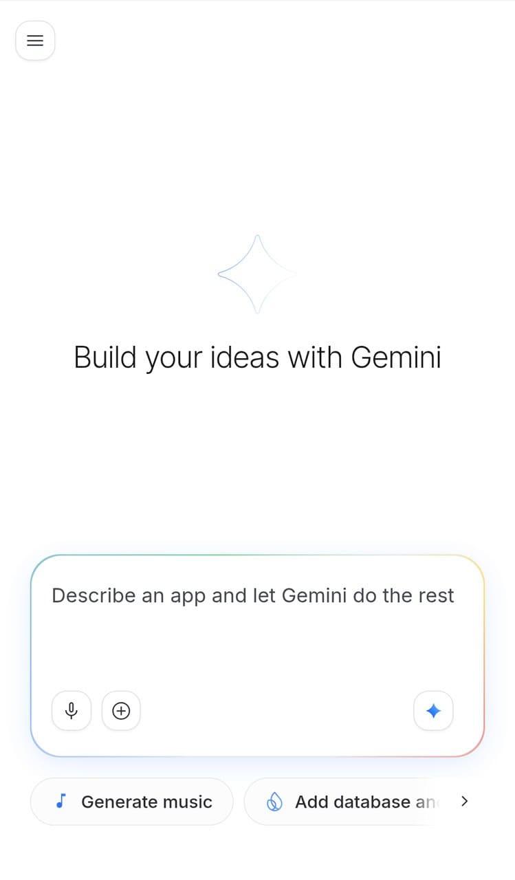 Google AI Studio界面