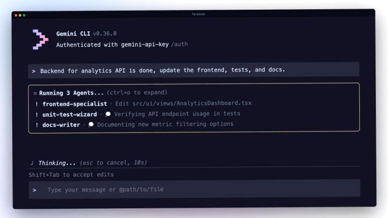 子代理工作示意