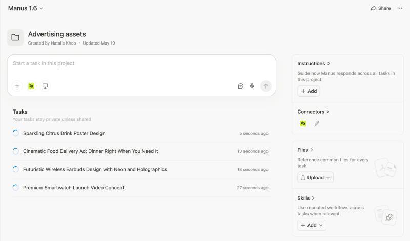Projects lets teams keep instructions, files, and reusable workflow context in one workspace.