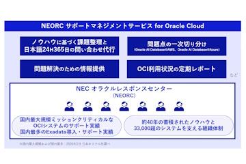 NEC推出支持Oracle AI Database@AWS及@Azure的OCI导入与运维支持服务