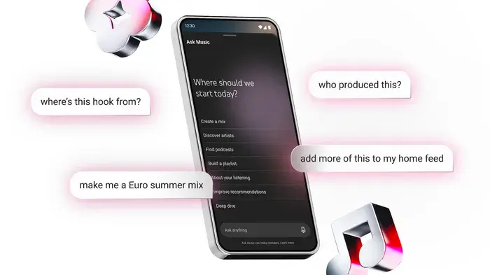 YouTube音乐Ask Music功能展示