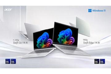 日本宏碁发布搭载AI技术的14英寸笔记本电脑“Swift Edge 14 AI”和“Swift Go 14 AI”