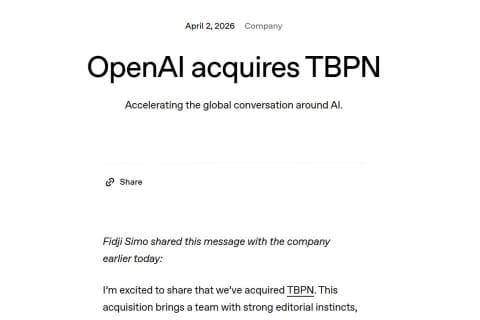 OpenAI与TBPN