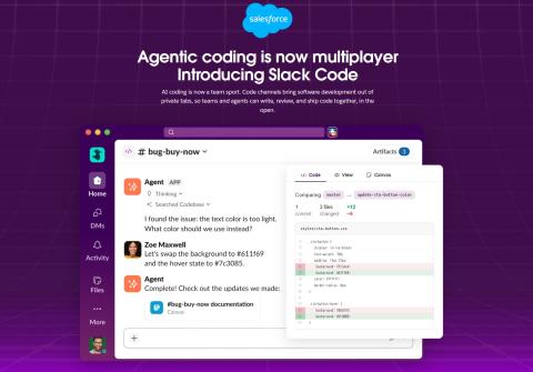 Slack Code界面