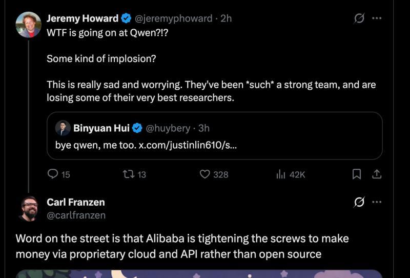 Qwen团队离职
