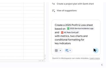 Google Gemini实现复杂电子表格的自动创建与编辑