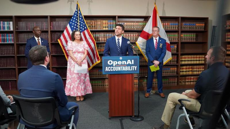 佛罗里达州因ChatGPT安全问题起诉OpenAI，称其构建“欺骗网络”